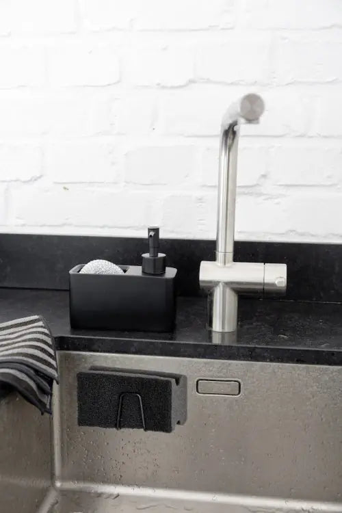 Wenko - Universal Holder Edea Black - Space-Saving Solution 🏠✨