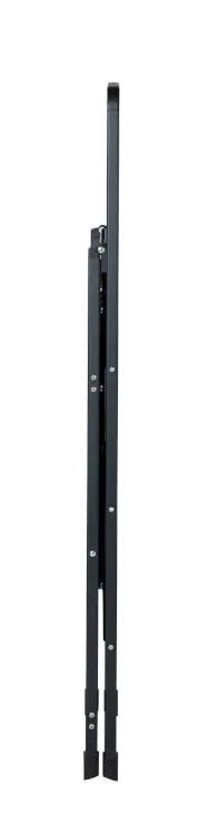 Wenko - Alu-Smart Folding Step Ladder 3-Step Black - Secure & Sleek Access! 🔒🖤