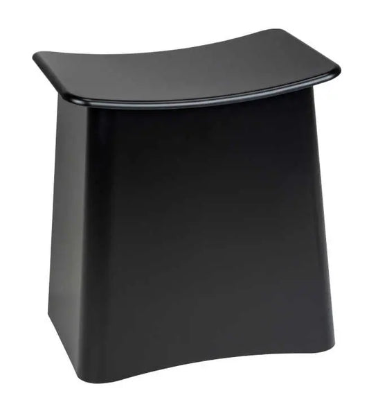 Wenko - Wing Black Matte Bathroom Stool - Stylish and Functional! 🖤✨