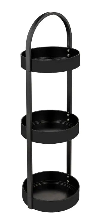 Wenko - Dongo 3-Tier Shelf - Sleek Organization Solution 🖤✨