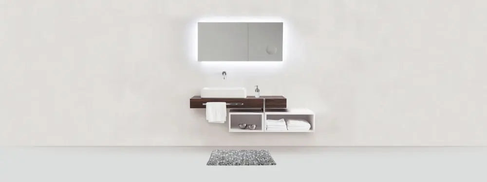 Wenko - Plush Bathroom Rug - Modern Mélange Effect 🛁✨