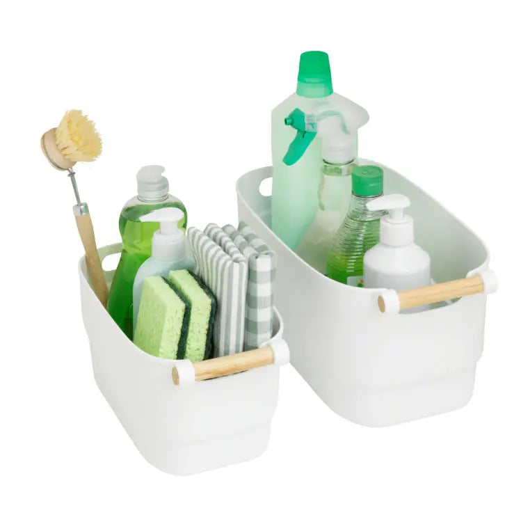Wenko - Organizer with Wooden Handle - Stylish Home Storage 🏡