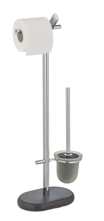 Wenko - Stand WC-Garnitur Model Puro Anthracite - Elegant Bathroom Accessory 🛁✨
