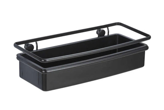 Wenko - Molinella Wall Shelf Black - Stylish & Drill-Free 🖤