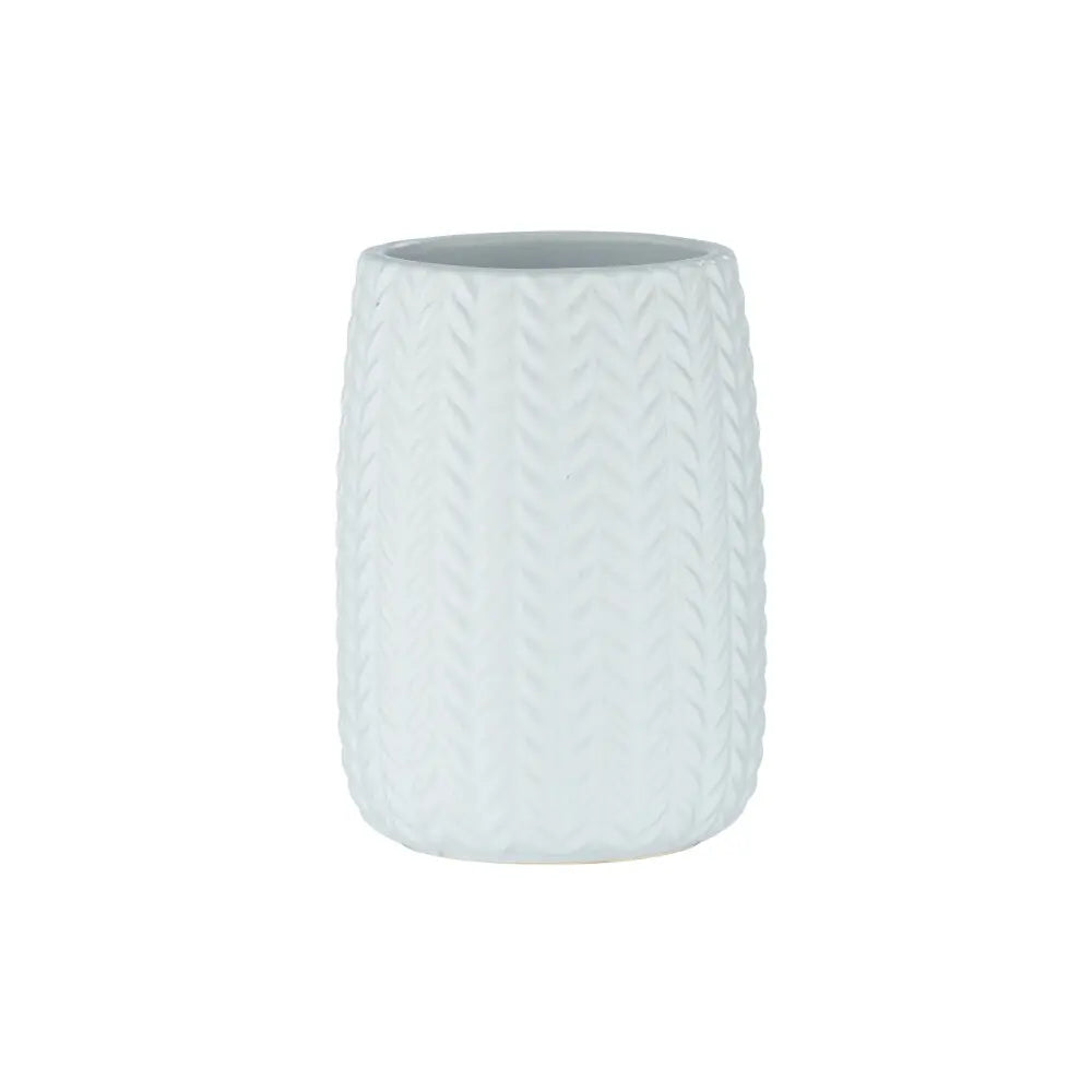 Wenko - Toothbrush Cup Barinas White - Sleek Style for Your Bathroom 🛁✨