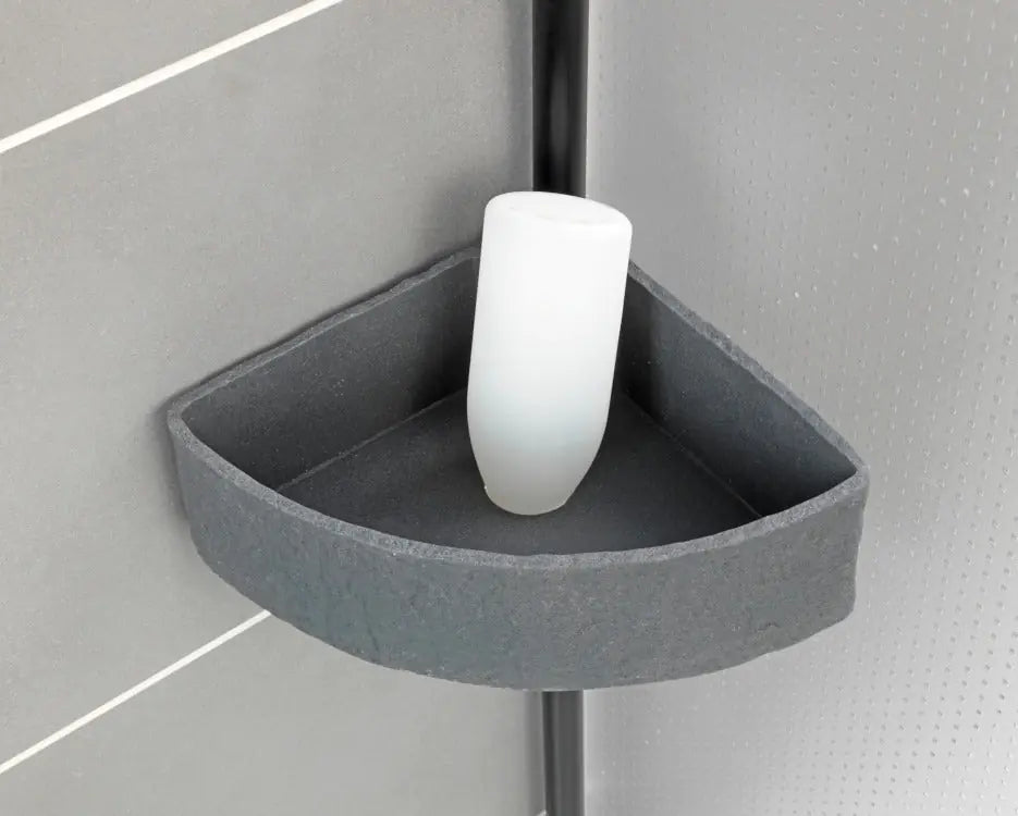 Wenko - Telescopic Corner Shelf - Space-Saving Bathroom Organizer 🚿✨
