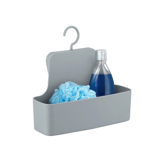 Wenko - Shower Caddy Barcelona, Gray - Stylish & Space-Saving Organizing Solution! 🚿✨