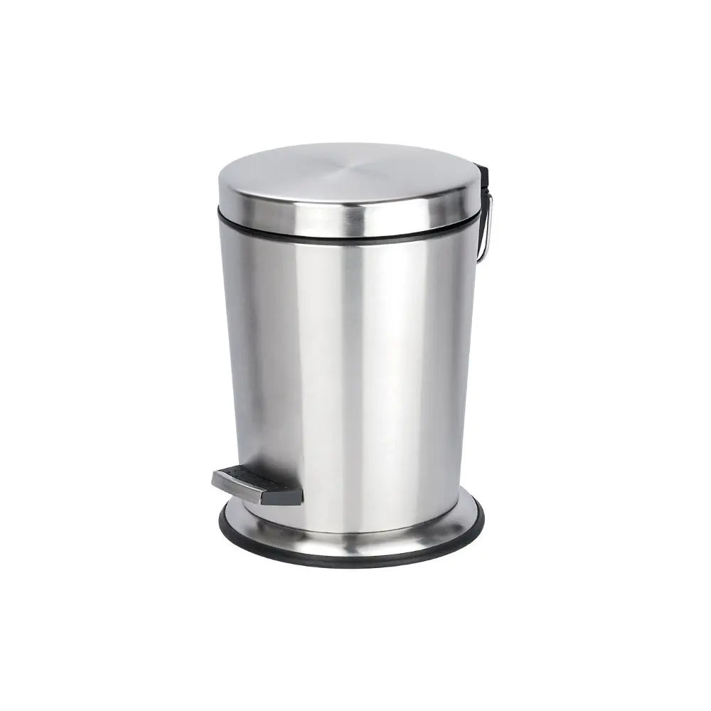 Wenko - Easy-Close Matte Pedal Bin 5L - Stylish & Functional Design 🗑️✨