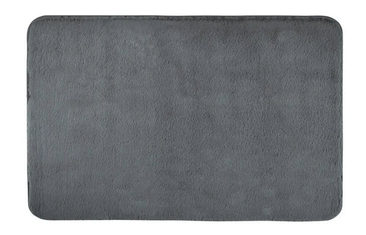 Wenko - Saravan Anthracite Bath Mat - Luxuriously Soft Comfort 🌟
