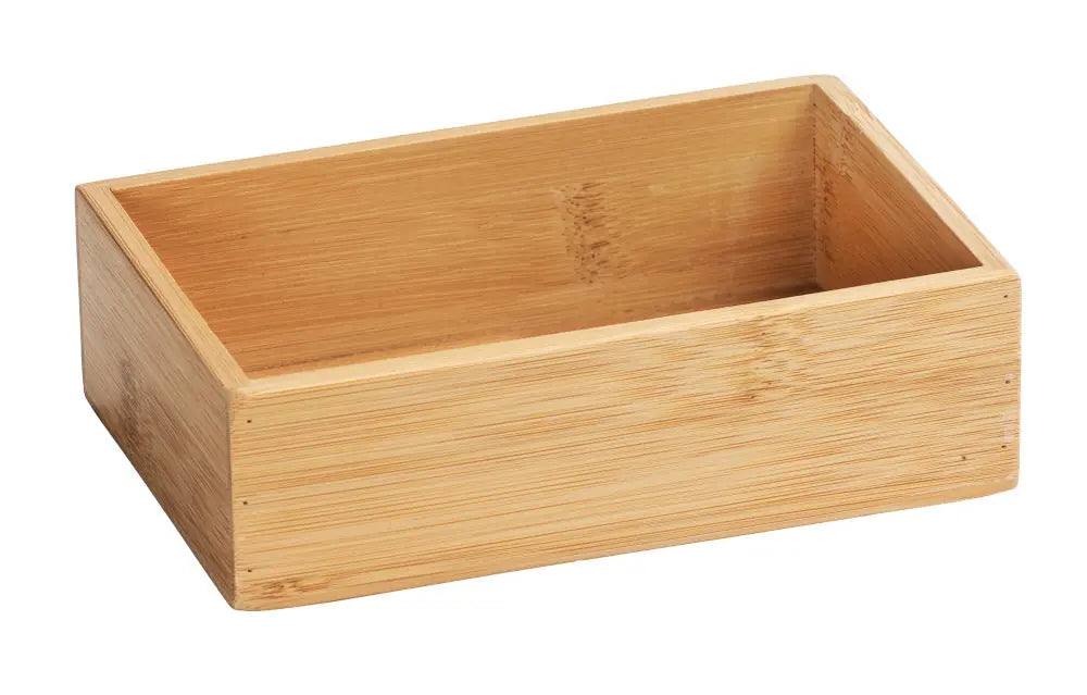 Wenko - Terra S Bamboo Storage Tray - Stylish & Stackable 🌿