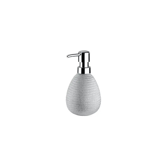 Wenko - Soap Dispenser Polaris Jewel Silver - Elegant & Stylish Liquid Dispenser 💧✨