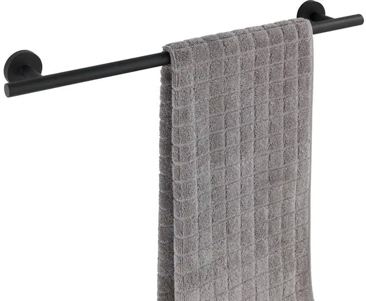 Wenko - Uno Bosio Black Matte Towel Rail - Premium Quality 🖤