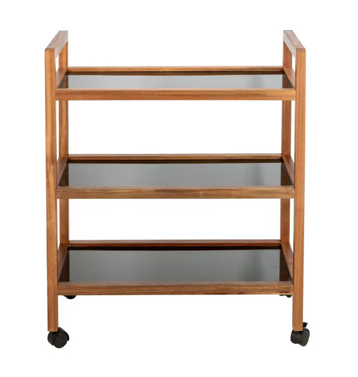 Wenko - Fondi Acacia Cart - Versatile & Stylish Design 🛒✨