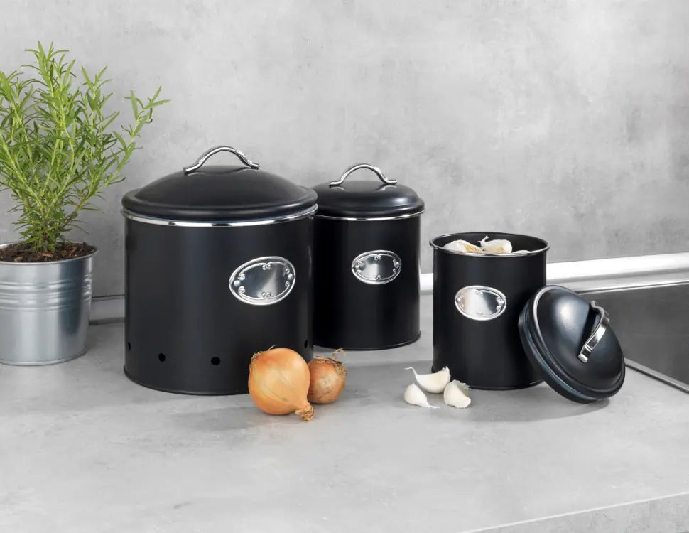 Wenko - Nero Storage Canister 1.6L - Airtight & Customizable 🏠✨
