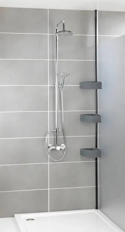 Wenko - Telescopic Corner Shelf - Space-Saving Bathroom Organizer 🚿✨