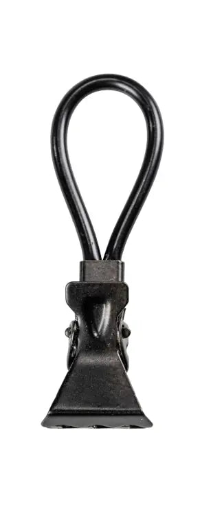 Wenko - Black Clip Eyelets Set of 4 - Streamline Your Space 🖤✨
