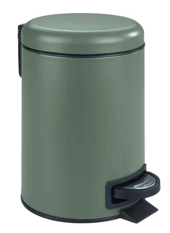 Wenko - Dark Green Trash Bin, 3 L - Stylish & Eco-Friendly 🗑️💚