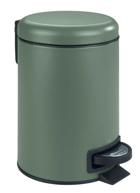 Wenko - Dark Green Trash Bin, 3 L - Stylish & Eco-Friendly 🗑️💚
