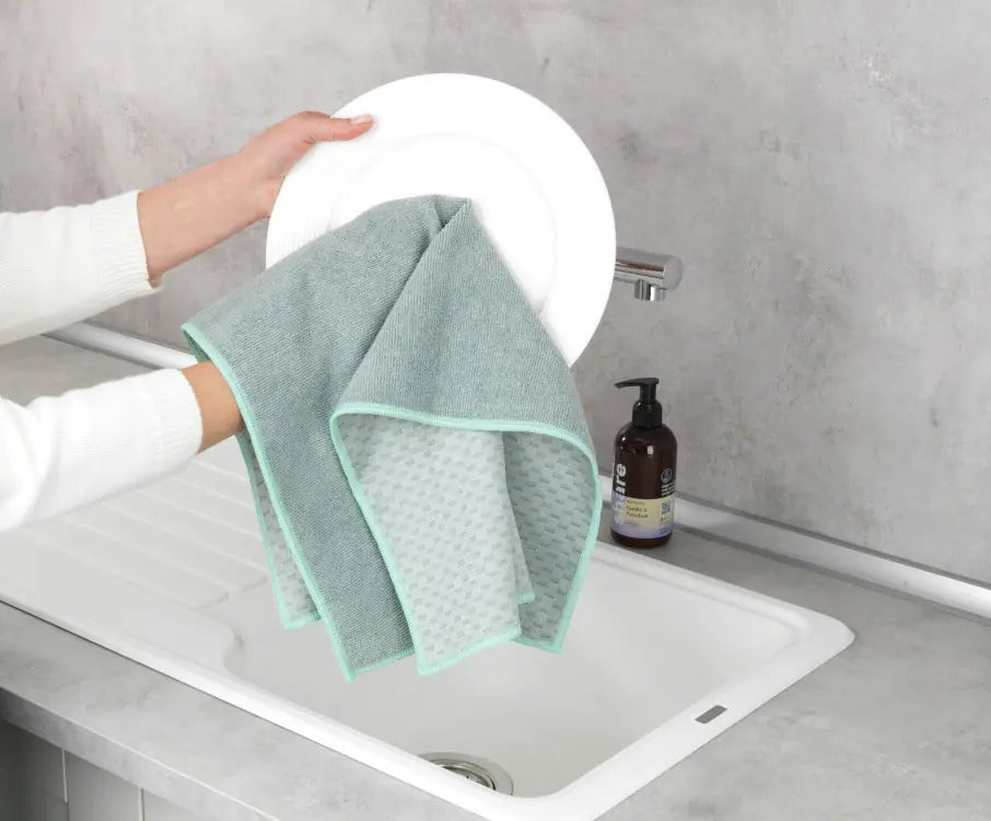 Wenko - Microfiber Dish Towels Miko - Quick and Streak-Free Drying 🧼✨