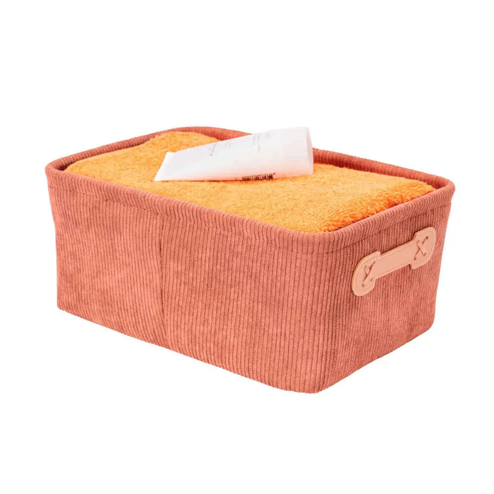 Wenko - Anela Dusty Pink Basket - Stylish Bathroom Organization 🌸🧺