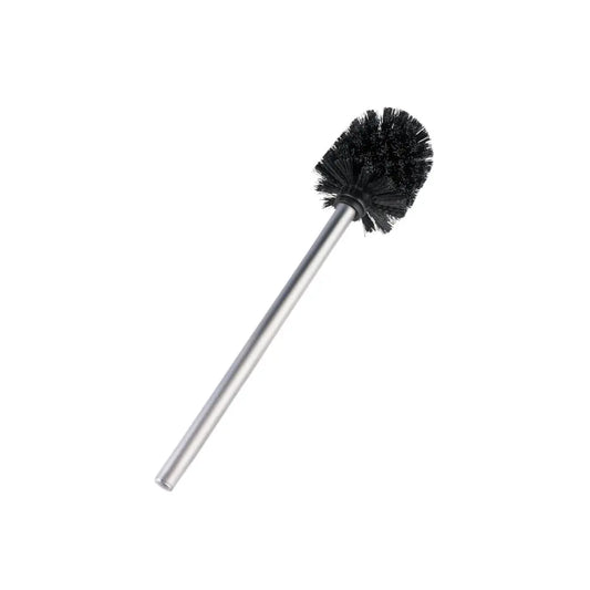 Wenko - Replacement Brush with Stainless Steel Handle Matte/Black - Sleek & Stylish Cleaning Essential! 🧽✨