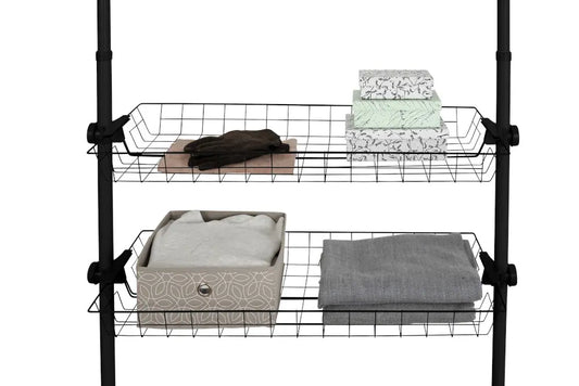 Wenko - HERKULES Black Basket Set - Space-Saving Storage! 🖤