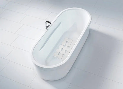 Wenko - Cleone White Bathtub Mat - Elevate Safety & Style! 🛁✨