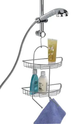 Wenko - Kuopio 3-Tier Chrome Shower Caddy - Space-Saving Storage Solution 🚿