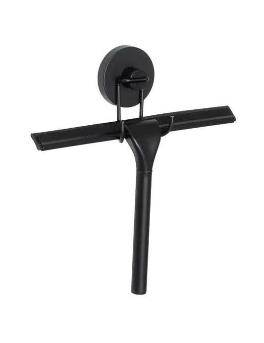 Wenko - Vacuum-Loc Bathroom & Shower Squeegee Black - Effortless Installation 🚿