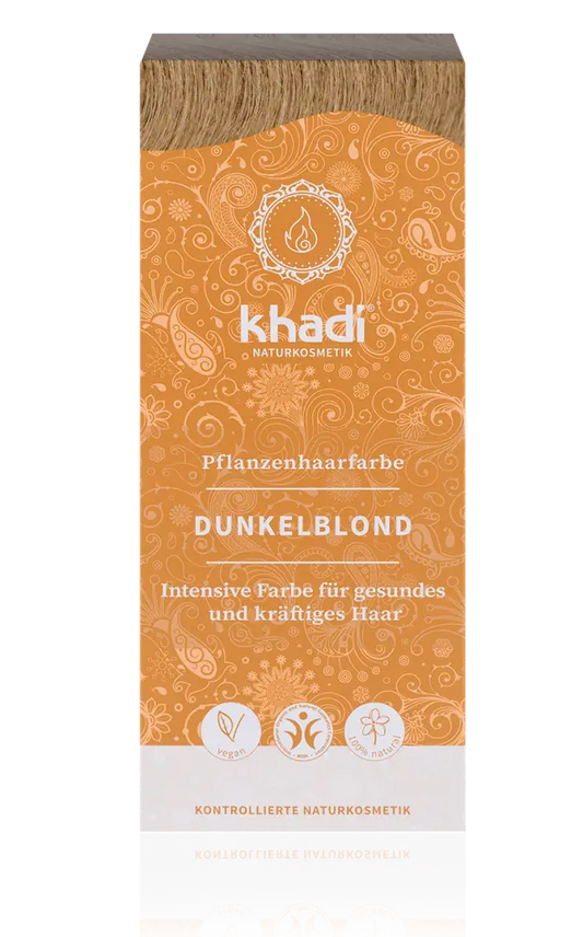 Khadi - Plant-Based Hair Color Dark Blond - Natural & Vegan 🌿✨