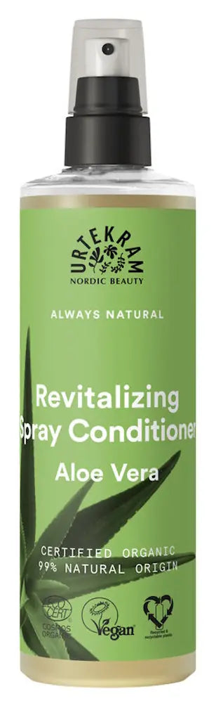 URTEKRAM - Revitalizing Spray Conditioner Aloe Vera - Shine & Protection 🌿✨