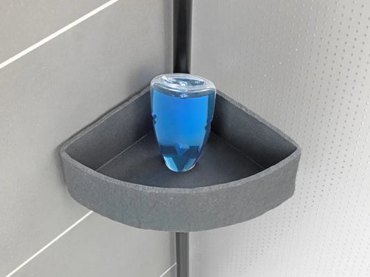 Wenko - Telescopic Corner Shelf - Space-Saving Bathroom Organizer 🚿✨