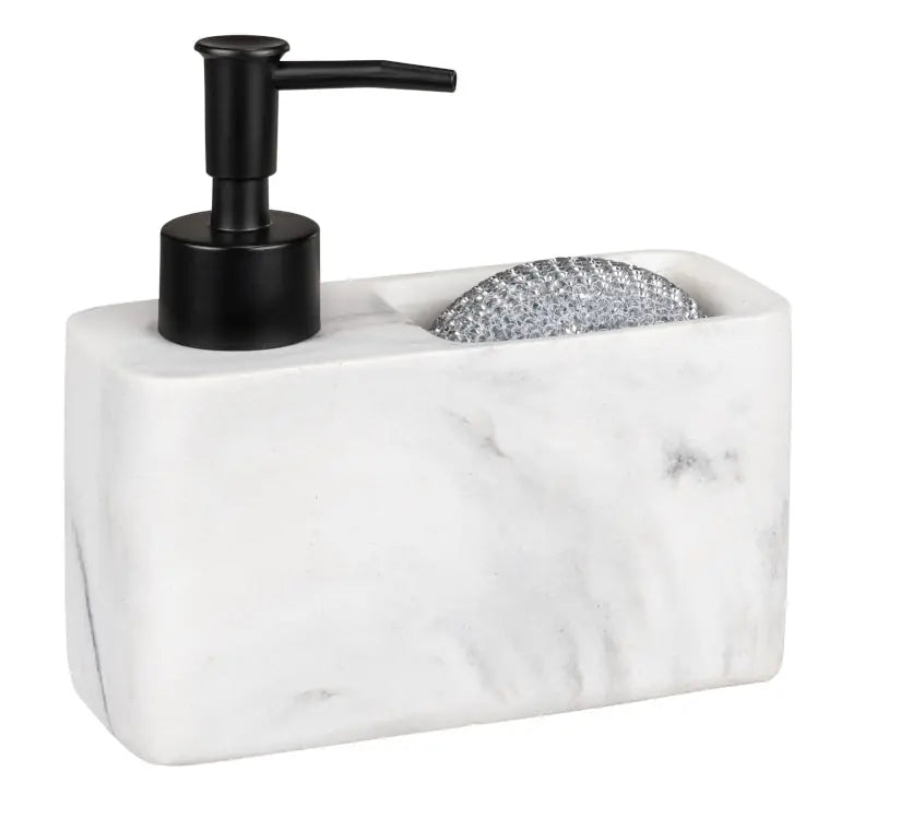Wenko - Marble Soap & Dish Soap Dispenser - Elegant and Practical! 🧼✨