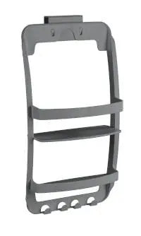 Wenko - Universal Bathroom Shelf Anthracite - Easy Installation 🚿✨