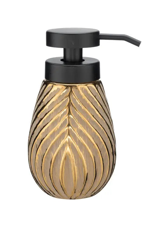 Wenko - Gold Ceramic Soap Dispenser - Elevate Your Decor ✨🛁