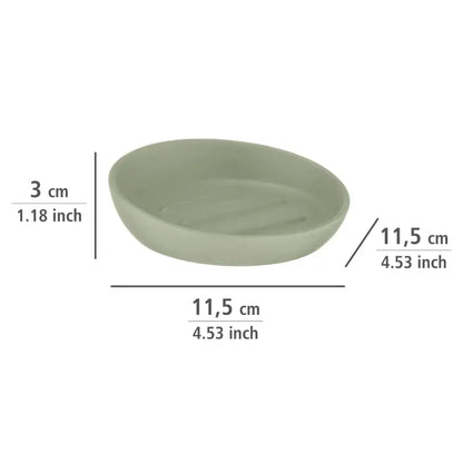 Wenko - Badi Ceramic Soap Dish - Mint Green Elegance 🛁🌿