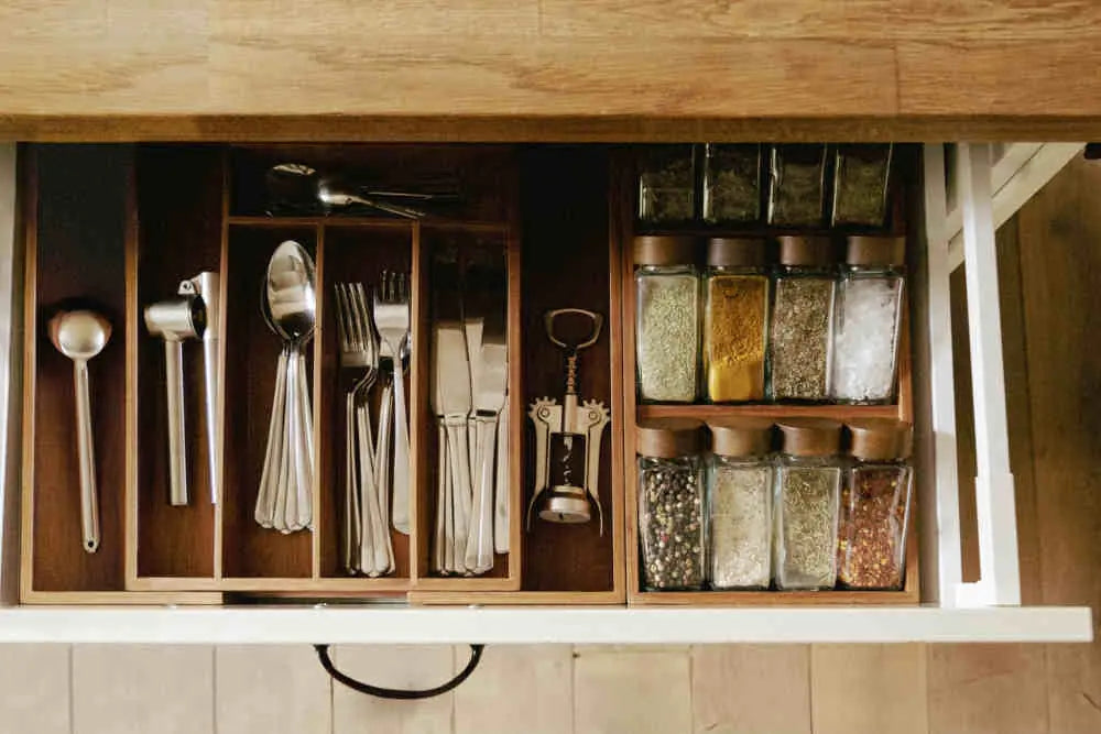 Wenko - Bamboo Drawer Spice Rack - Stylish & Sustainable 🍃🧂