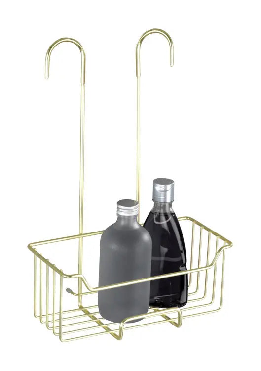 Wenko - Milo Gold Stainless Steel Shower Caddy - Elegant Bathroom Organizer ✨🛁