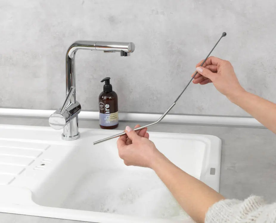 Wenko - Silicone Straw Cleaning Brushes - Clean with Ease 🧽✨