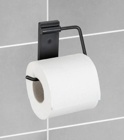 Wenko - Black Toilet Paper Holder - Chic Bathroom Upgrade 🖤✨