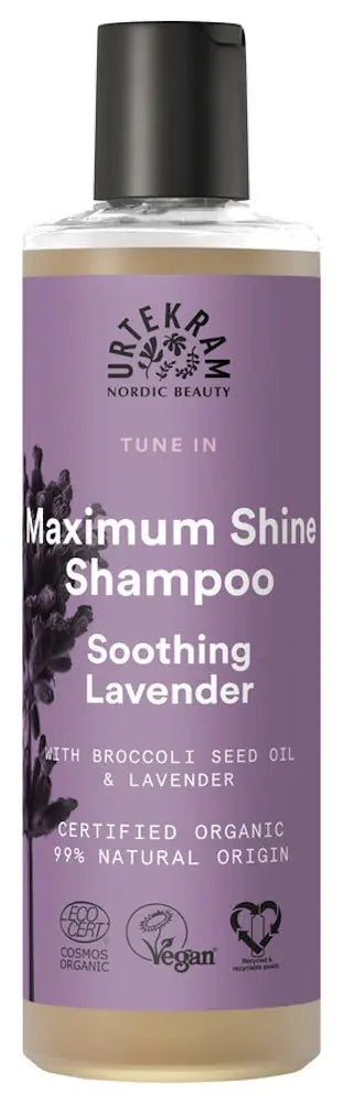 URTEKRAM - Maximum Shine Shampoo - Soothing Lavender 🌿💧