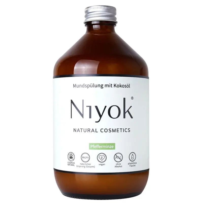 Niyok - Peppermint & Lemon Mouthwash - Refreshing & Natural 🌿🍋
