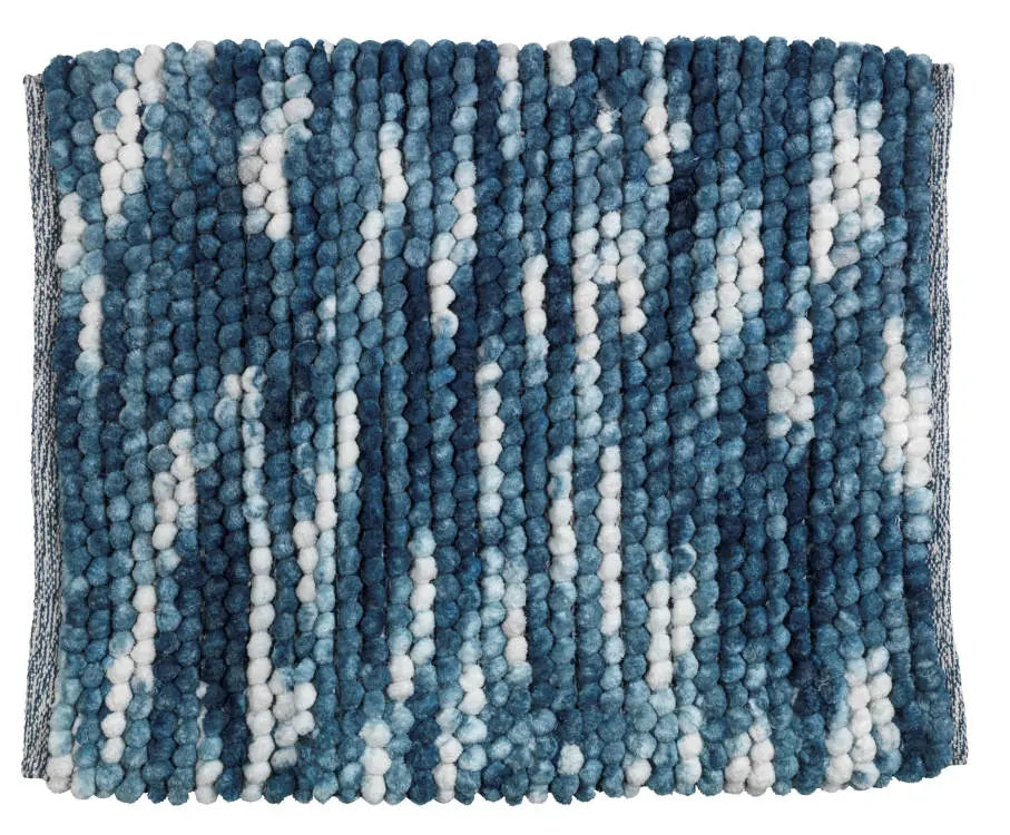 Wenko - Modern Blue Bath Mat - Trendy & Moisture-Absorbent 🌟🛁