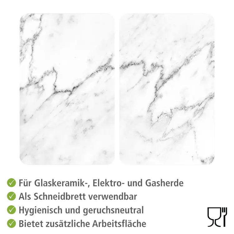 Wenko - Marble Glass Covers - Ultimate Kitchen Protection ✨