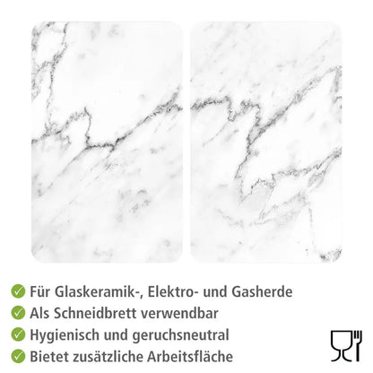 Wenko - Marble Glass Covers - Ultimate Kitchen Protection ✨
