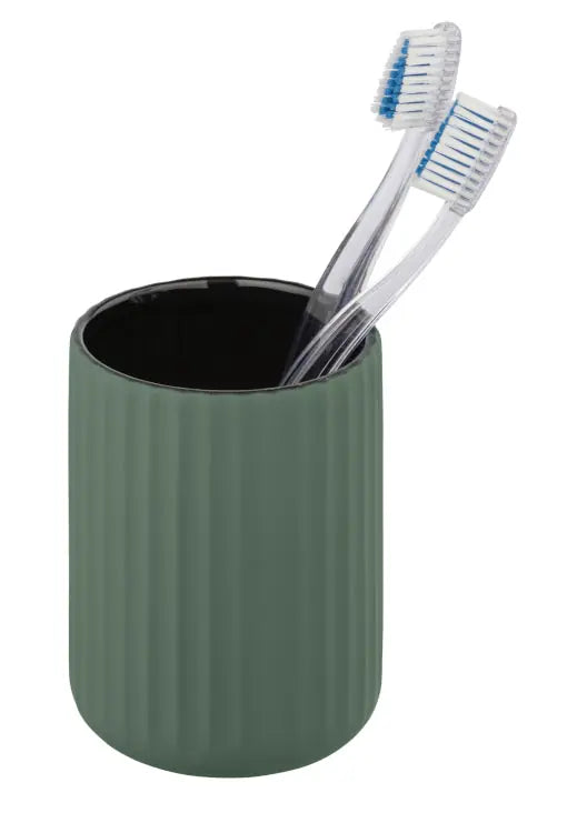 Wenko - Belluno Ceramic Toothbrush Holder - Chic Bathroom Upgrade 🌿🛁