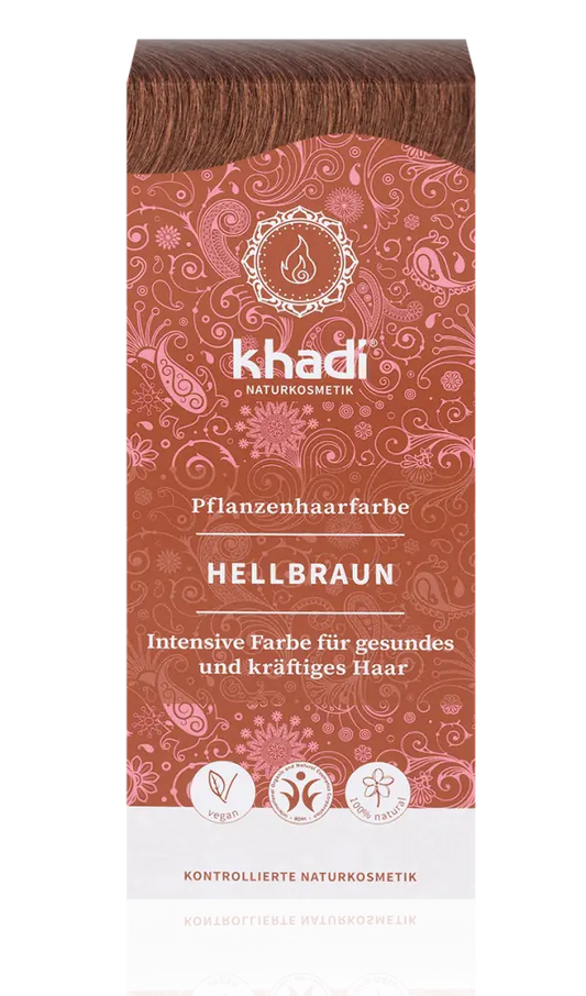Khadi - Natural Light Brown Hair Color - Vibrant & Nourishing 🌿✨