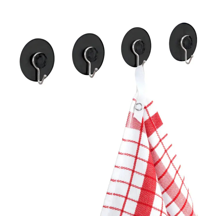 Wenko - Black Nickel Suction Hooks Set - Elegant & Practical Storage 🖤✨
