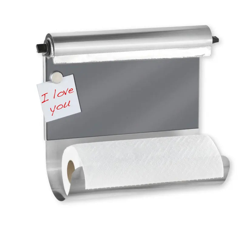 Wenko - Magnetic Roll Holder with Foil Dispenser - Stylish Kitchen Essential 🏠✨