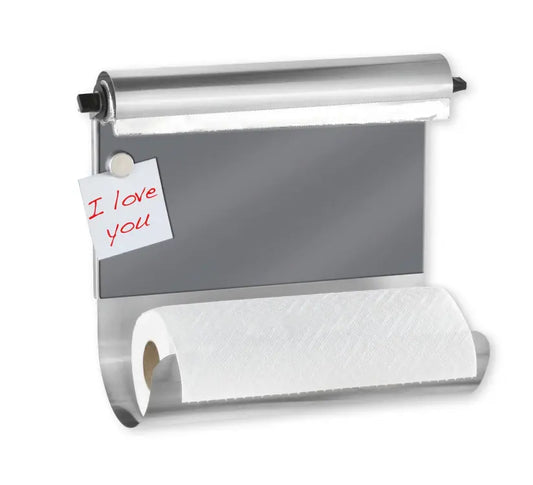 Wenko - Magnetic Roll Holder with Foil Dispenser - Stylish Kitchen Essential 🏠✨